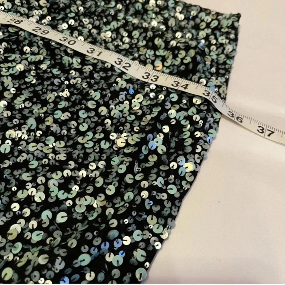 🪩NWT Anthropologie Astronomy Sequin Dress by Varun Bahl Embroidered Top Size 4 - Picture 12 of 13
